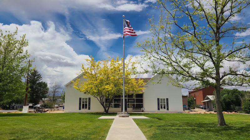 Stinson Museum exterior in Snowflake, Arizona